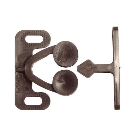 Perfectpatio Rotary Knuckle Catch 7 lbs Door Pull, Brown PE1776629